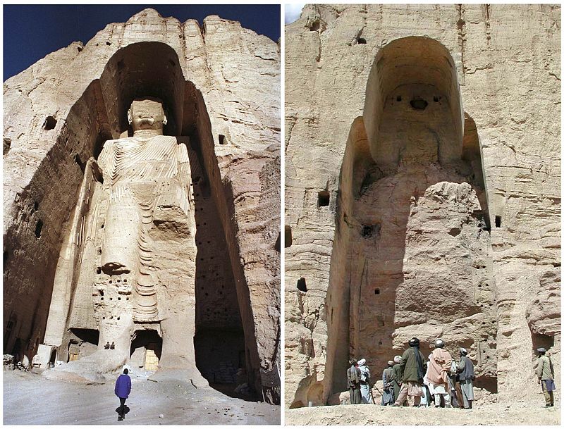 Los budas de Bamiyán o la masacre cultural que amenaza de nuevo las obras de arte bajo el poder talibán