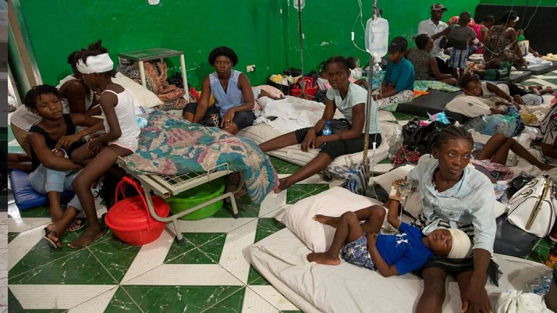 Los hospitales de Hait se saturan mientras la cifra de vctimas del terremoto asciende ya a 1.419