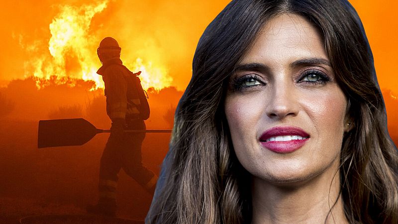 Sara Carbonero envía 'fuerza' a los vecinos de Navalacruz , el pueblo de Iker Casillas arrasado por el fuego