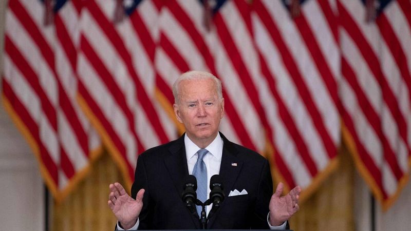 La aprobación de Biden cae a su nivel más bajo en EE.UU. tras el triunfo de los talibanes en Afganistán