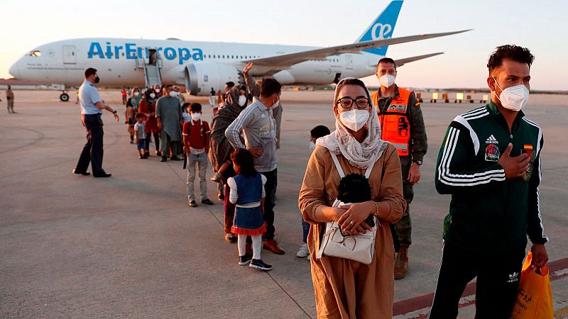 Aterriza en Torrejón el segundo avión español con 110 refugiados evacuados de Kabul