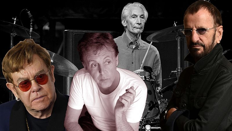 Paul McCartney, Elton John y Ringo Starr se despiden de Charlie Watts, batería de The Rolling Stones