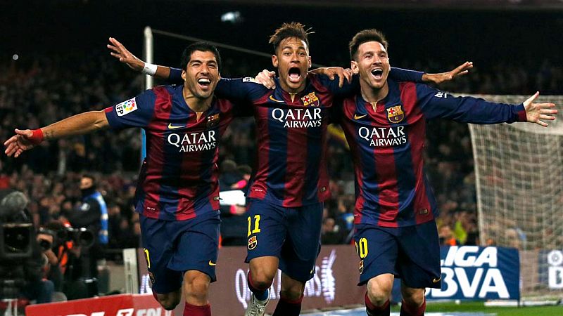 La 'MSN' de Messi, Suárez y Neymar, el mejor tridente de la historia