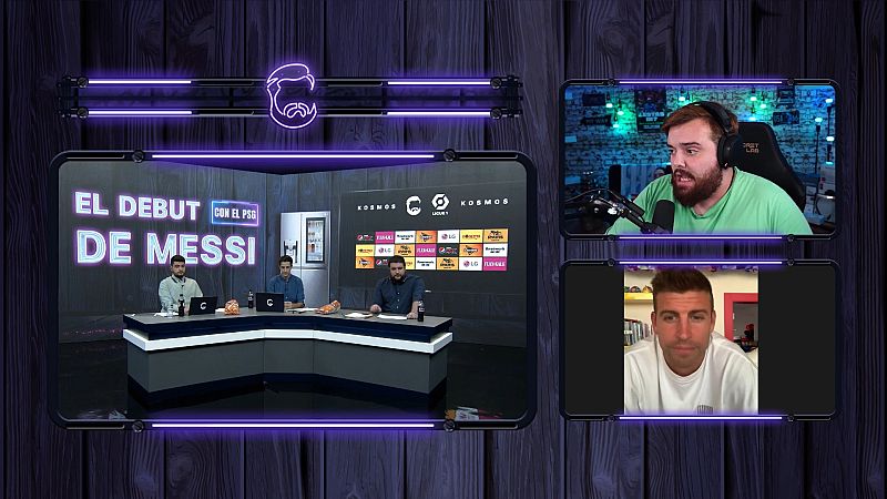 Ibai Llanos congrega a dos millones de espectadores en la retransmisión del debut de Messi en el PSG