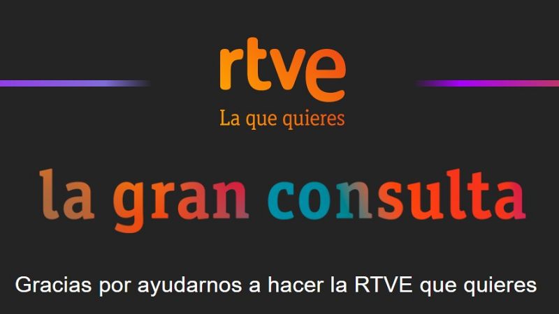 RTVE lanza 'La gran consulta' ciudadana sobre la Corporación