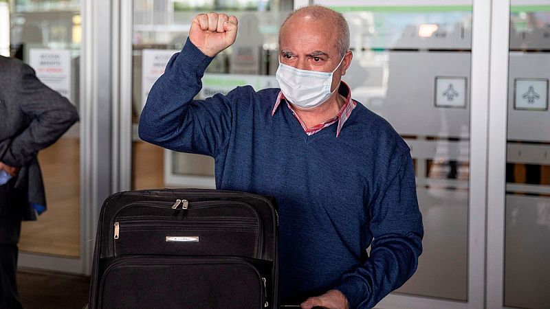 El marinero Pablo Costas llega a España tras 11 meses retenido en Yemen: "Pasamos muchas calamidades"