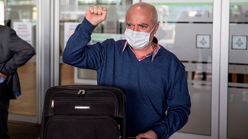El marinero Pablo Costas llega a España tras 11 meses retenido en Yemen: "Pasamos muchas calamidades"