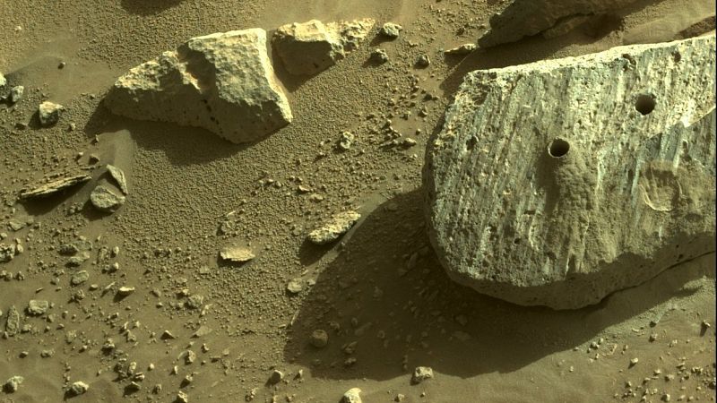 Perseverance: dos muestras de rocas marcianas en una semana