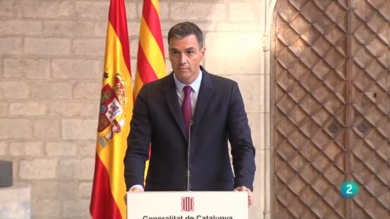 Aragonès planteja a Sánchez el referèndum com la solució "més inclusiva" i demana "unitat" a Junts per a negociar