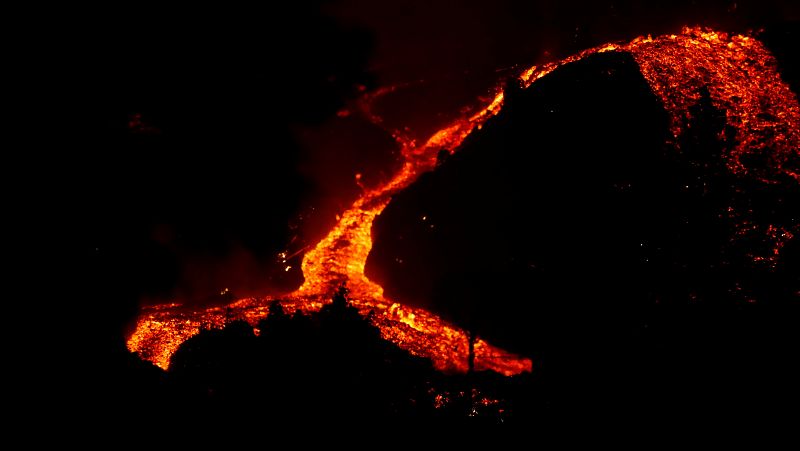 RTVE, líder en información diaria desde el domingo tras la explosión del volcán de La Palma