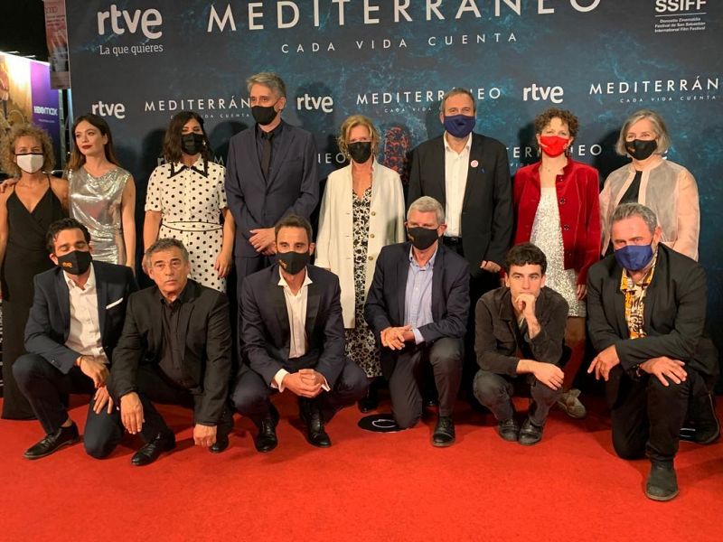RTVE estrena 'Mediterráneo', con Eduard Fernández, Dani Rovira, Anna Castillo y Sergi López, en una gala en el Festival de San Sebastián
