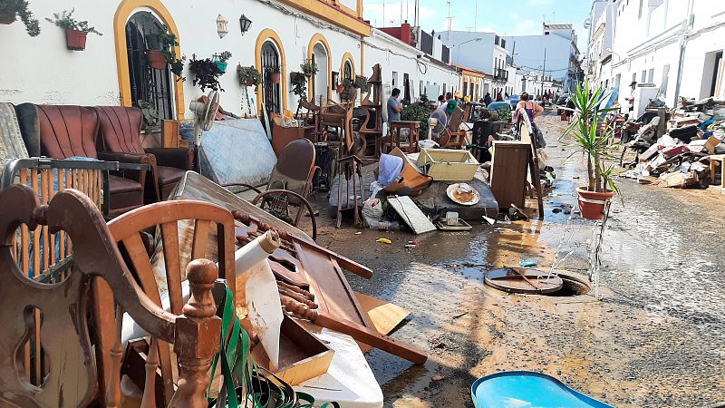 Remite la DANA en Andalucía, Extremadura y Baleares con serias inundaciones en la costa occidental de Huelva
