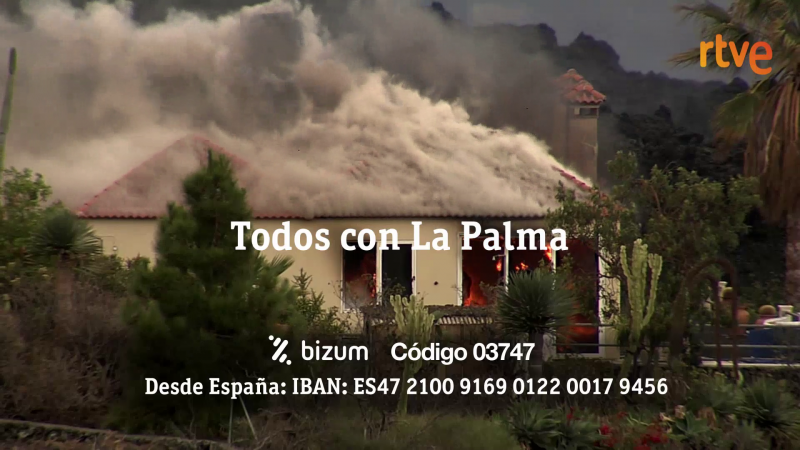 RTVE lanza la campaña solidaria 'Todos con La Palma'