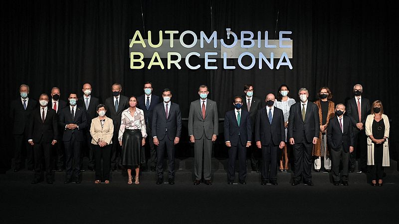 El rey inaugura con Sánchez el Salón del Automóvil de Barcelona sin Aragonès ni Colau