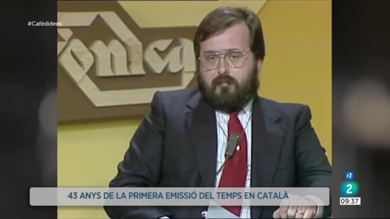 43 anys de la primera emissió del temps en català | Veure