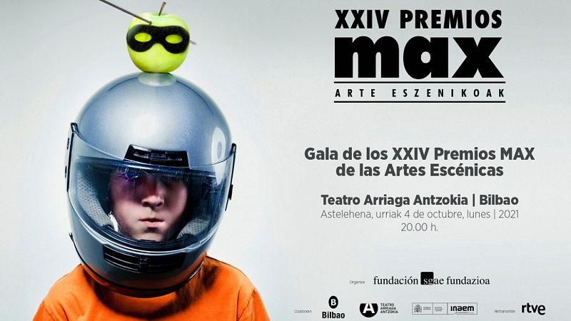 RTVE ofrece en directo los XXIV Premios Max de Teatro