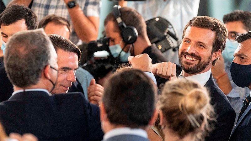 El PP cierra filas en torno a Casado en Valencia, apoyado por los 'barones' y con Ayuso como protagonista