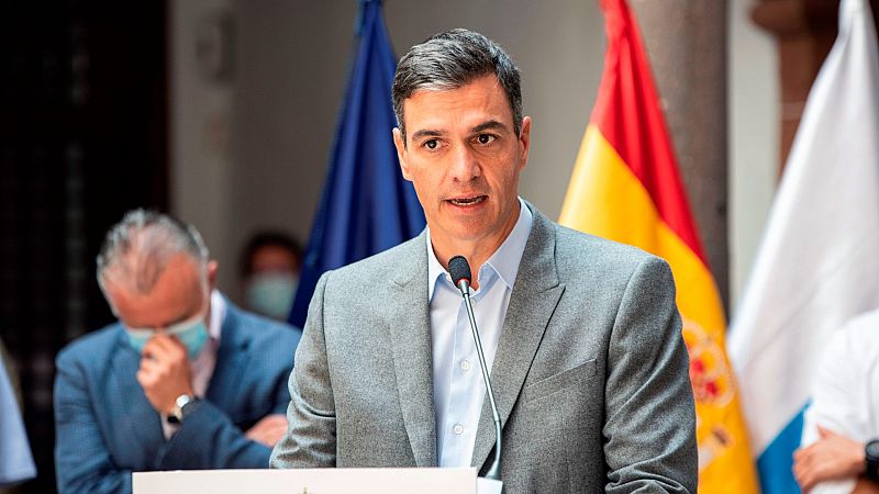 Sánchez anuncia una ayuda urgente de más de 200 millones de euros para la reconstrucción de La Palma