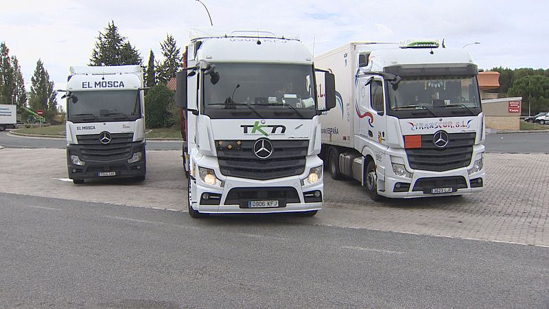 Camioneros en Navarra, una profesión sin relevo generacional