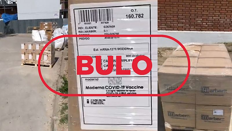 Estas cajas no son de vacunas mal almacenadas, están vacías
