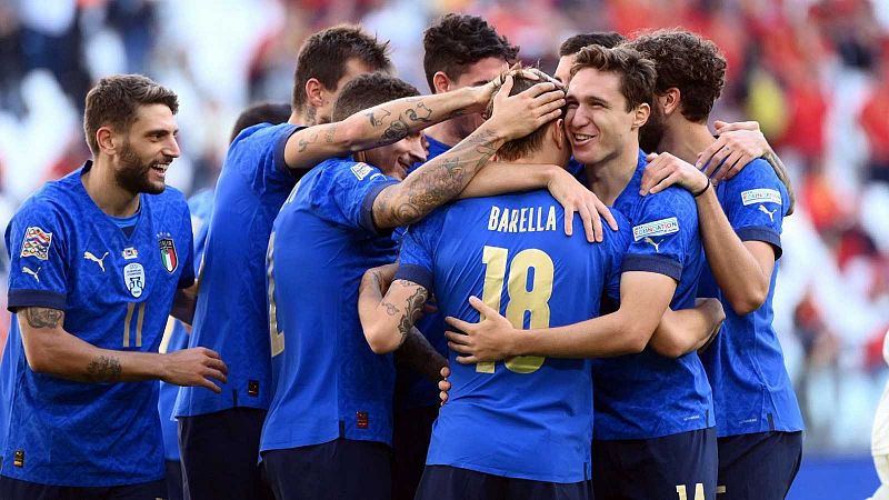 Italia se impone a Bélgica en la final de consolación de la Liga de Naciones