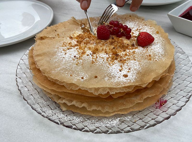 Receta de Elena Furiase: tarta árabe con frutos rojos