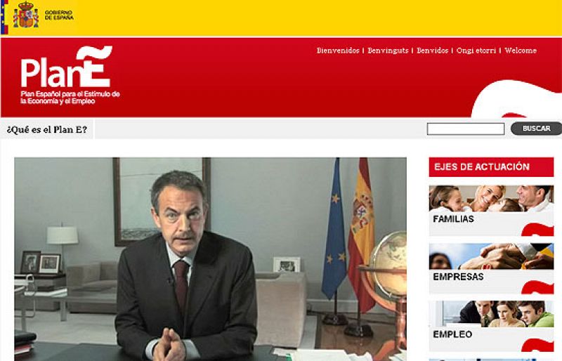 Zapatero presenta en internet las medidas adoptadas contra la "grave crisis"