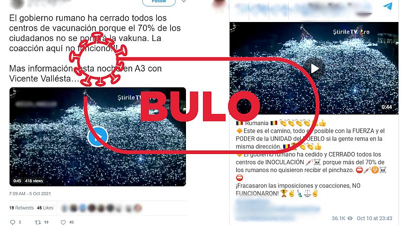 Ni protestan contra las vacunas ni fumigan a los antivacunas en estos vdeos de Rumana