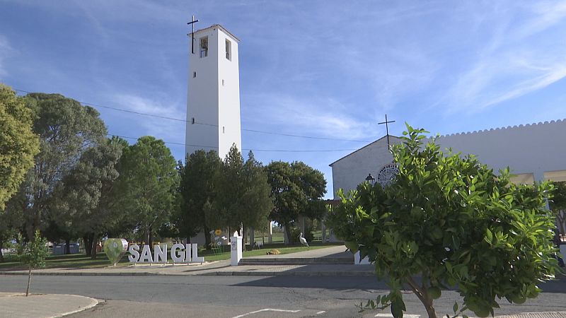 San Gil, uno de los 63 pueblos de colonizacin de Extremadura, cumple medio siglo