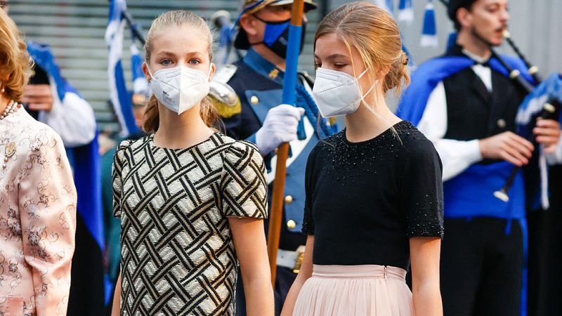 Leonor y Sofía: todos sus vestidos en los Premios Princesa de Asturias