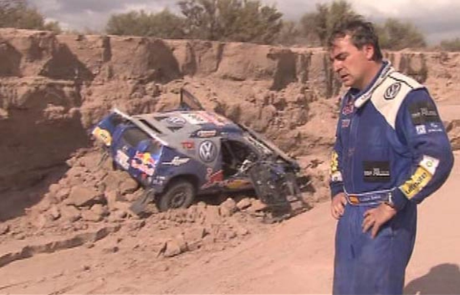 El accidente de Carlos Sainz - Dakar | Ver