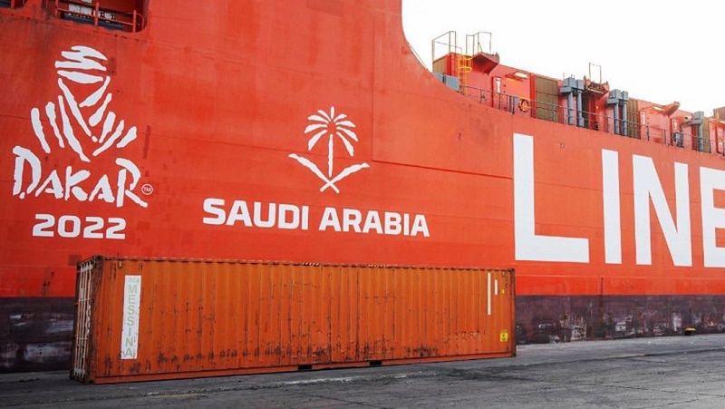 El reto logístico del Dakar 2022 desembarca en Arabia Saudí