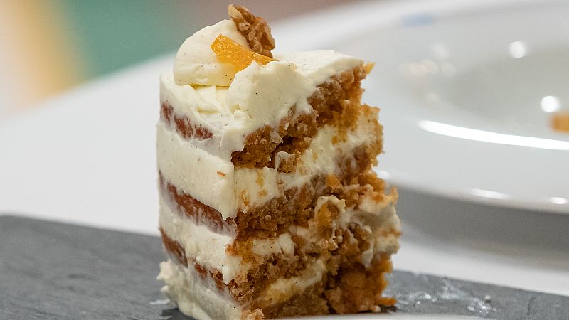 Receta de tarta de zanahoria y naranja de Iv�n S�nchez