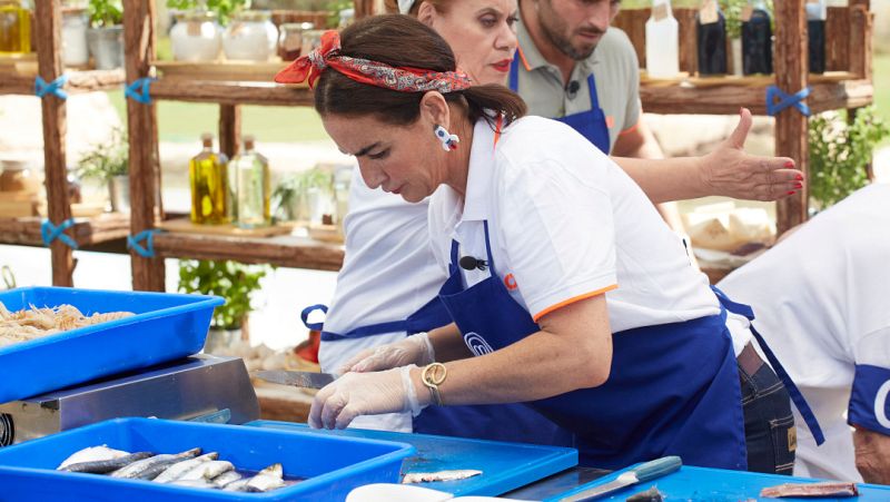 La cara más guerrera de Belén López en MasterChef Celebrity 6