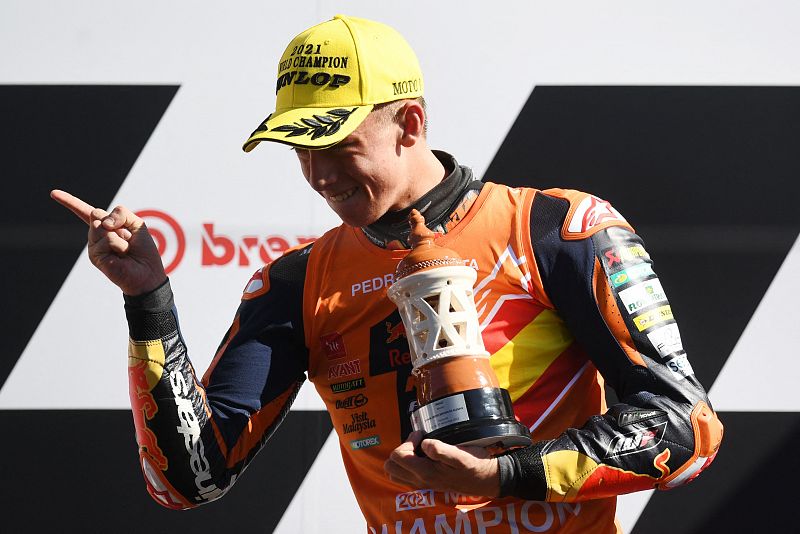 Pedro Acosta se convierte en campeón de Moto3
