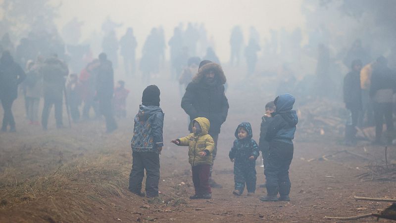 Las ONG advierten que miles de personas se encuentran en situación extrema en la frontera de Bielorrusia