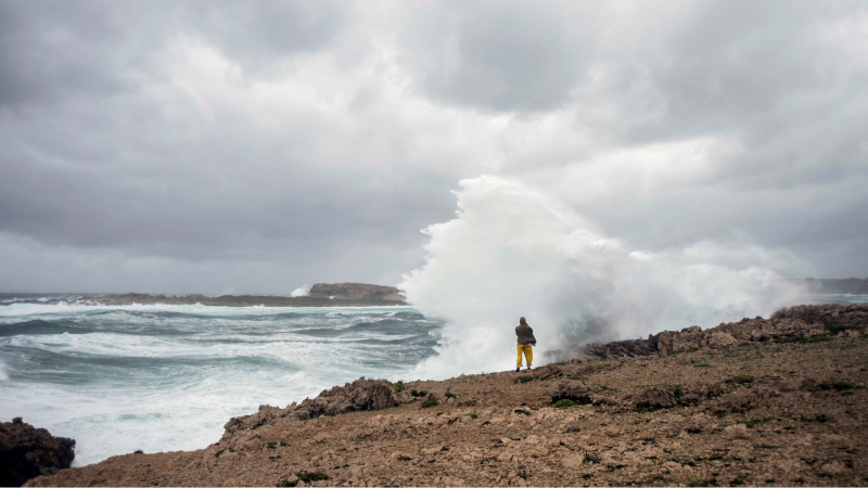 La borrasca Blas seguirá afectando a Baleares y otras regiones mediterráneas con lluvias, viento y oleaje