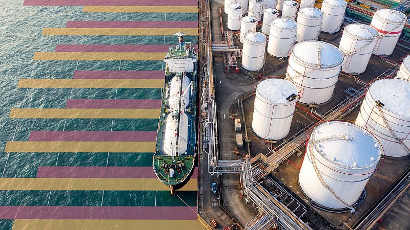 Así llega el gas a España: un suministro diversificado y una gran capacidad de abastecimiento por mar