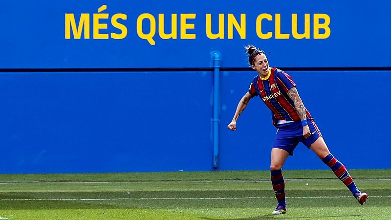 Jenni Hermoso: "Hay guerras externas que impiden que la Liga sea profesional"