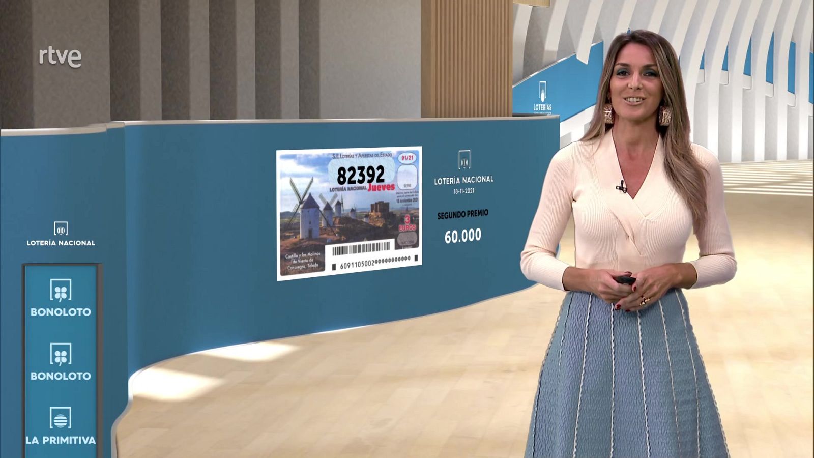 Sorteo de la Lotería Nacional, Bonoloto, Primitiva y Jóker del 18/11/2021 - ver ahora