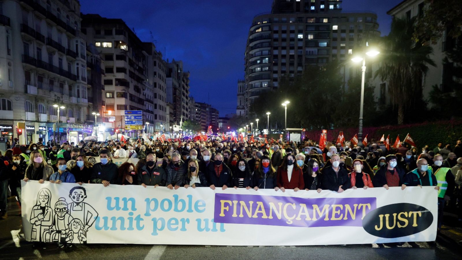 Manifestación en Valencia por un nuevo modelo de financiación autonómica | Ver