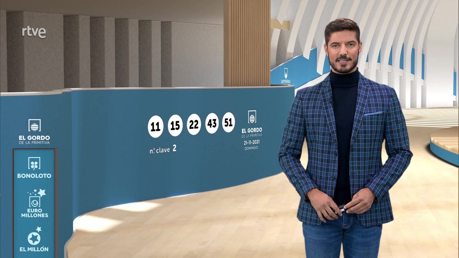 Sorteo de El Gordo de la Primitiva del 21/11/2021 - ver ahora