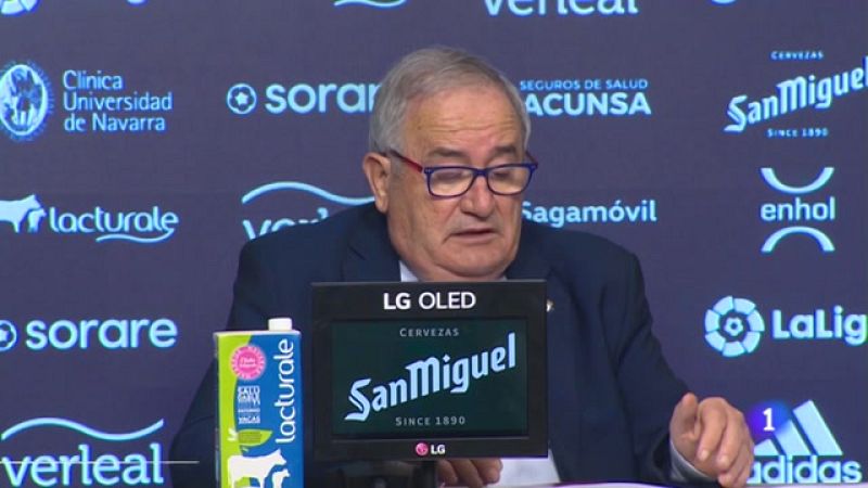 Luis Sabalza presidirá otros cuatro años el C.A. Osasuna