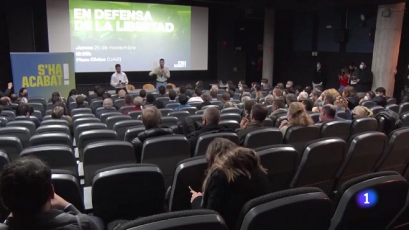 Tensió en un acte de l'entitat unionista S'ha acabat! a l'UAB