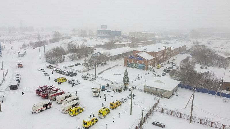Al menos 52 personas mueren en un accidente minero en Siberia