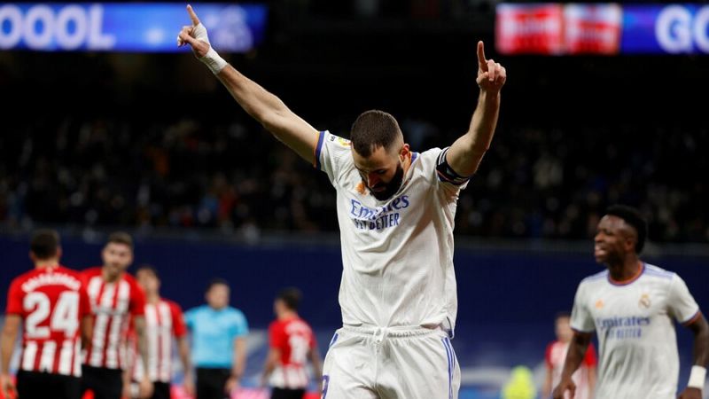 El Real Madrid acelera en Liga tras vencer al Athletic