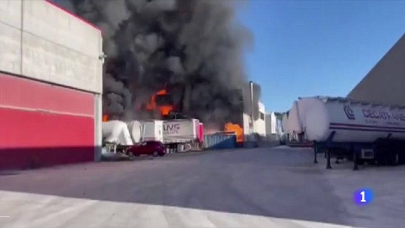 13 ferits en l'explosió d'una empresa de residus químics de l'Arboç