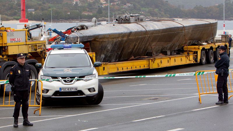 Los tripulantes del primer narcosubmarino incautado en Europa se declaran culpables en el primer día de juicio