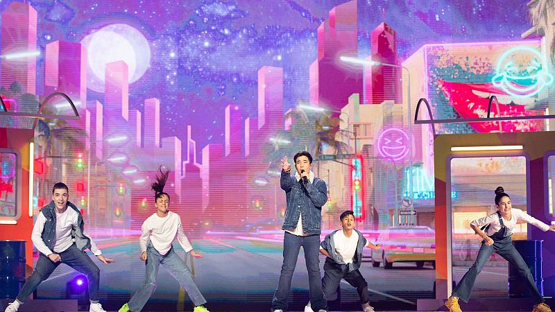Levi nos invita a su 'gran fiesta' en el primer ensayo de Eurovisión Junior 2021