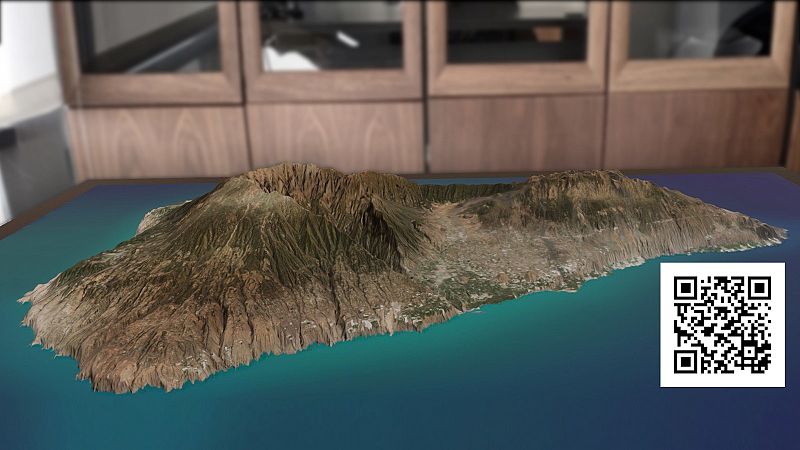 La isla de La Palma, en el salón de tu casa gracias a la realidad aumentada de RTVE